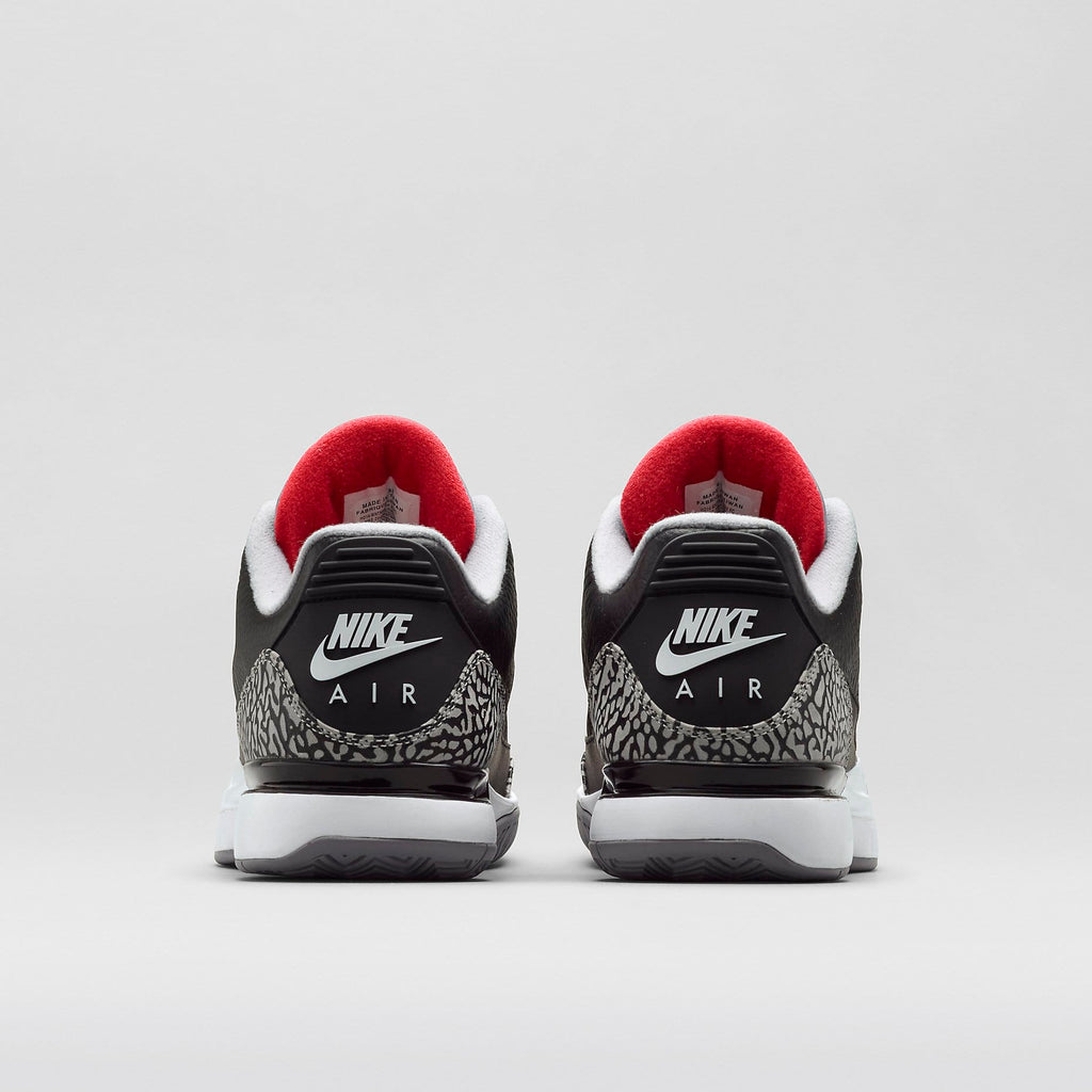 Nike Zoom Vapor Air Jordan 3 "Black-Cement" — UK 3 | EU 35.5 | US 3.5 — Top View