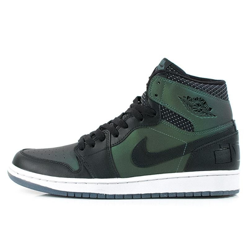 Nike SB Air Jordan 1 QS 'Iridescent Green-Black' — UK 3 | EU 35.5 | US 3.5 — Front View