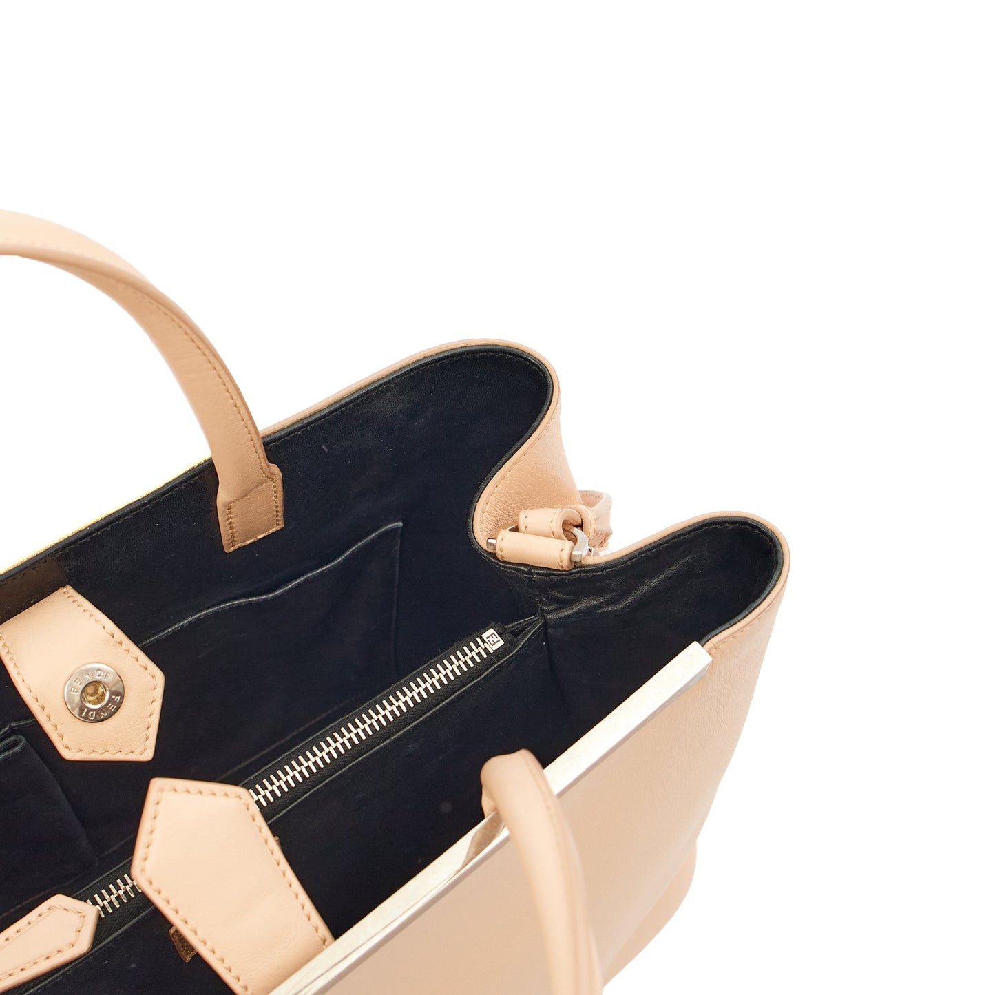 Fendi Tote 2Jour - Large  in Pink, Leather — Alternate View 11