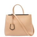 Fendi Tote 2Jour - Large  in Pink, Leather — Front View