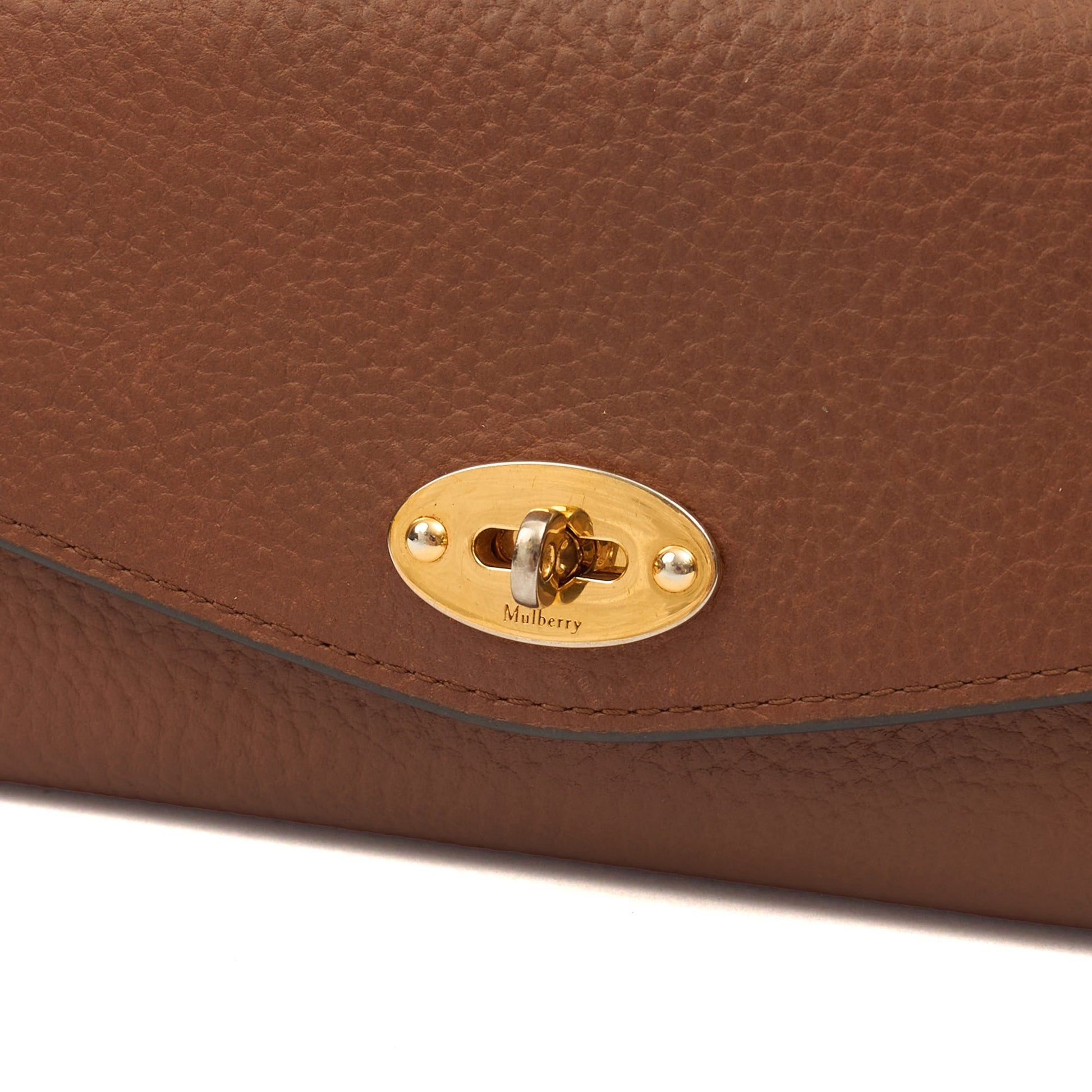 Mulberry Wallet Darley Wallet in Oak, Calfskin Leather — Alternate View 12