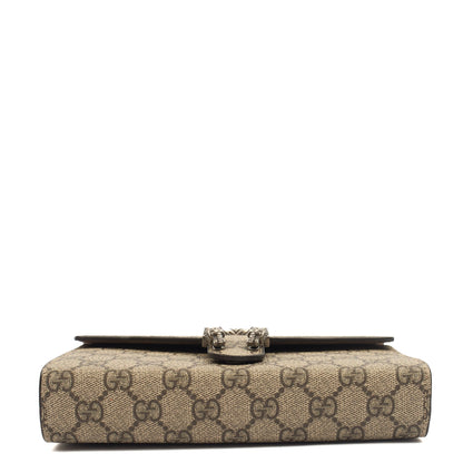 Gucci Cross Body Dionysus Chain Wallet in GG Supreme, Leather — Alternate View 10