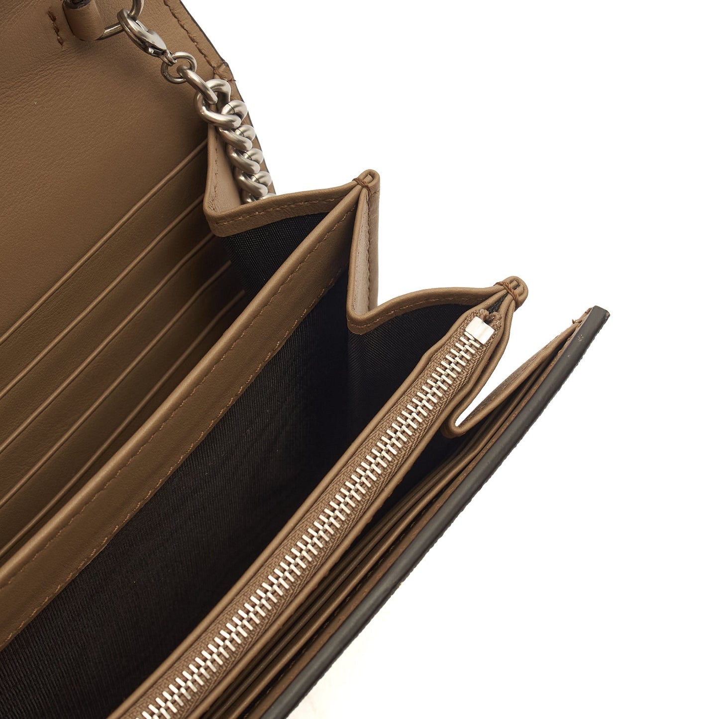 Gucci Cross Body Dionysus Chain Wallet in GG Supreme, Leather — Alternate View 17