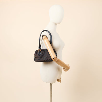 Fendi Vintage Shoulder Bag in Zucca FF, Canvas — Alternate View 16