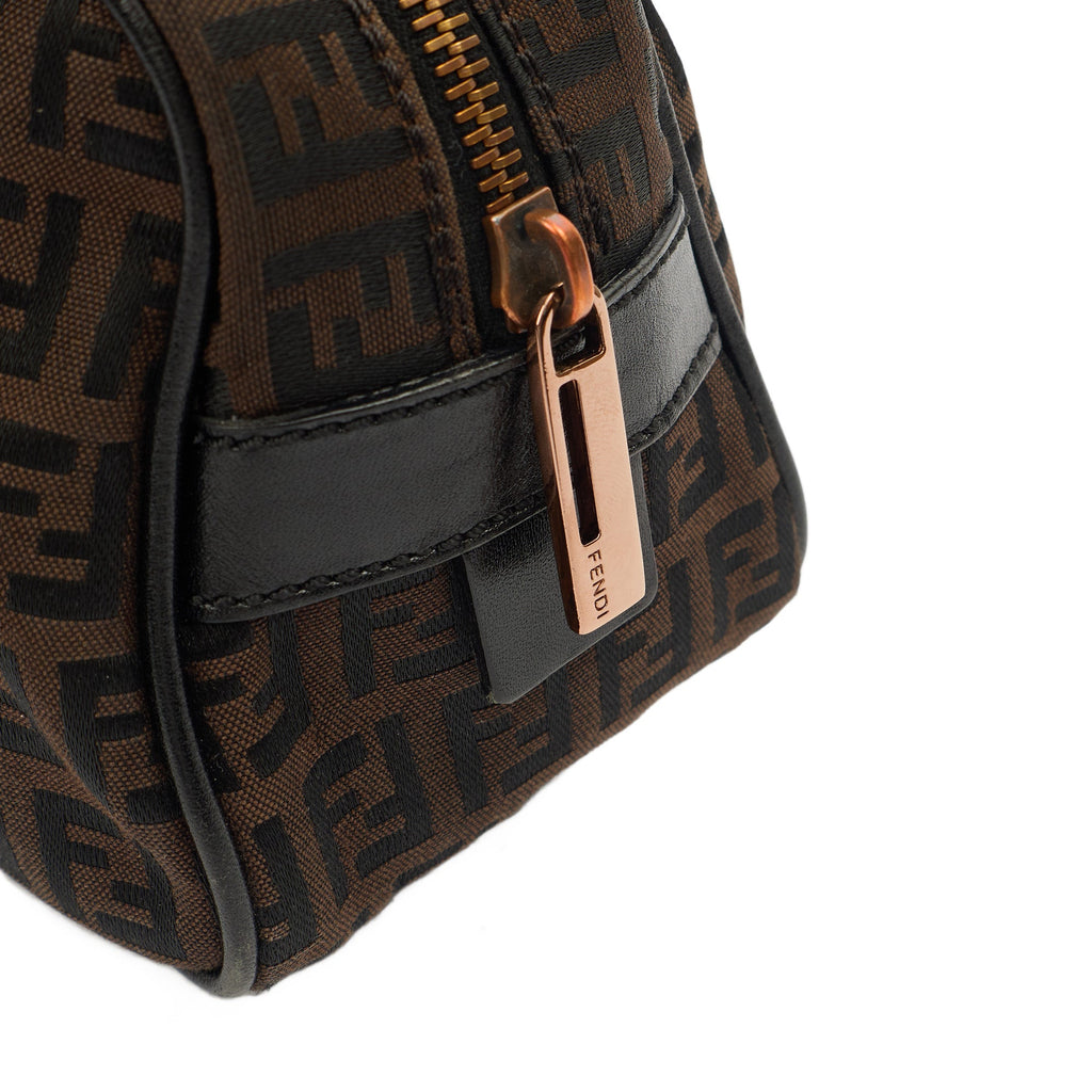 Fendi Vintage Shoulder Bag in Zucca FF, Canvas — Lifestyle View