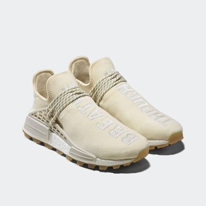 Pharrell x adidas NMD Human Race Gum Pack Cream — UK 3.5 | EU 36 | US 4 — Side View