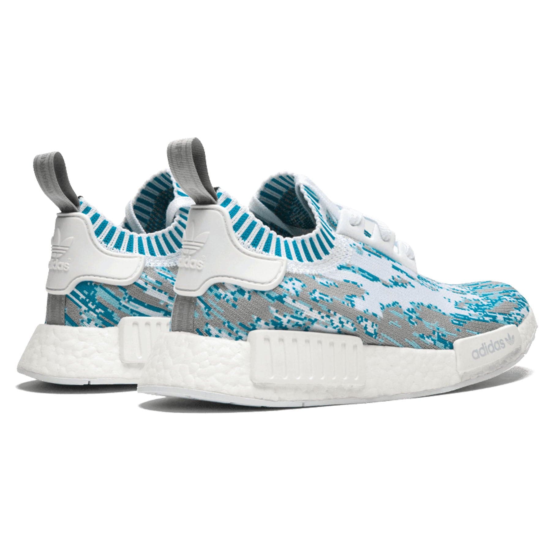 Sneakersnstuff x adidas NMD_R1 Primeknit 'Datamosh' — UK 3.5 | EU 36 | US 4 — Back View