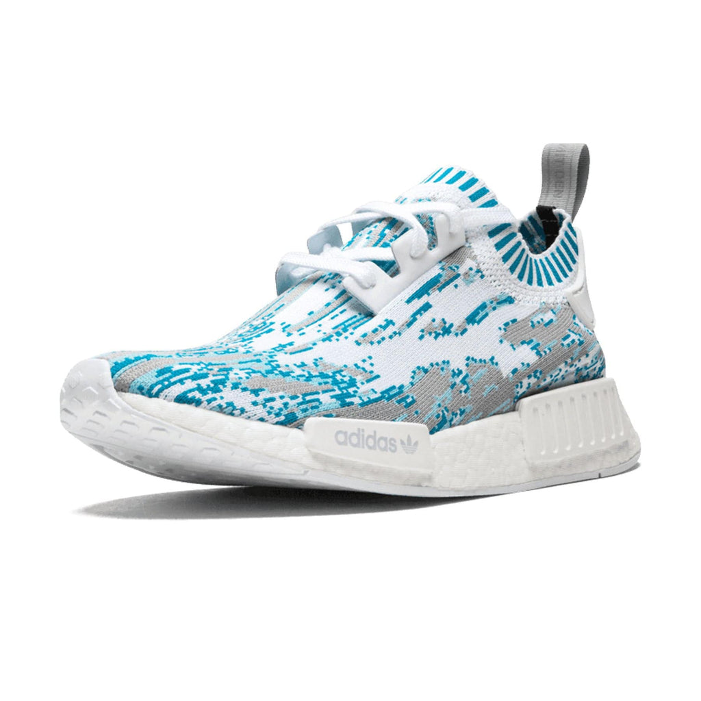 Sneakersnstuff x adidas NMD_R1 Primeknit 'Datamosh' — UK 3.5 | EU 36 | US 4 — Top View