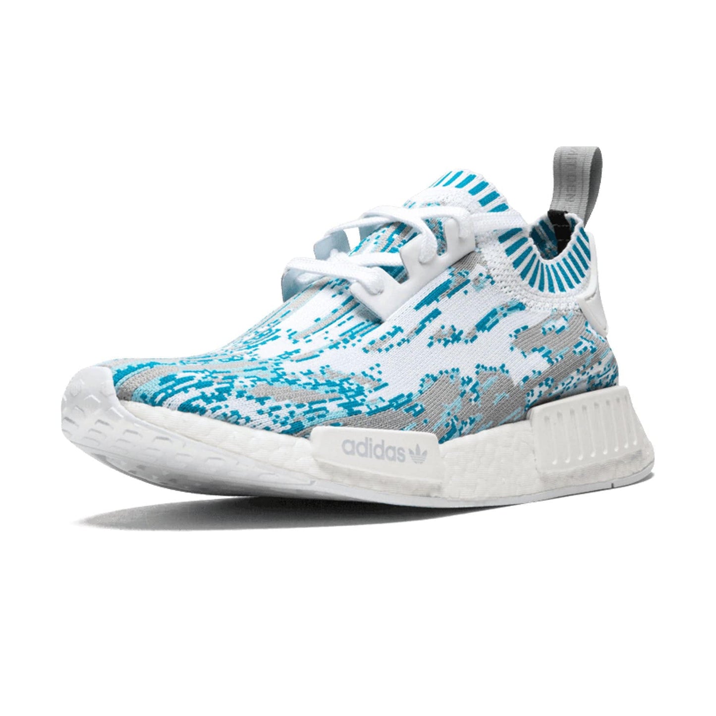 Sneakersnstuff x adidas NMD_R1 Primeknit 'Datamosh' — UK 3.5 | EU 36 | US 4 — Top View