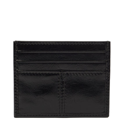 Prada Card Holder Card Holder in Black, Leather — Alternate View 9