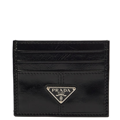 Prada Card Holder Card Holder in Black, Leather — Alternate View 13