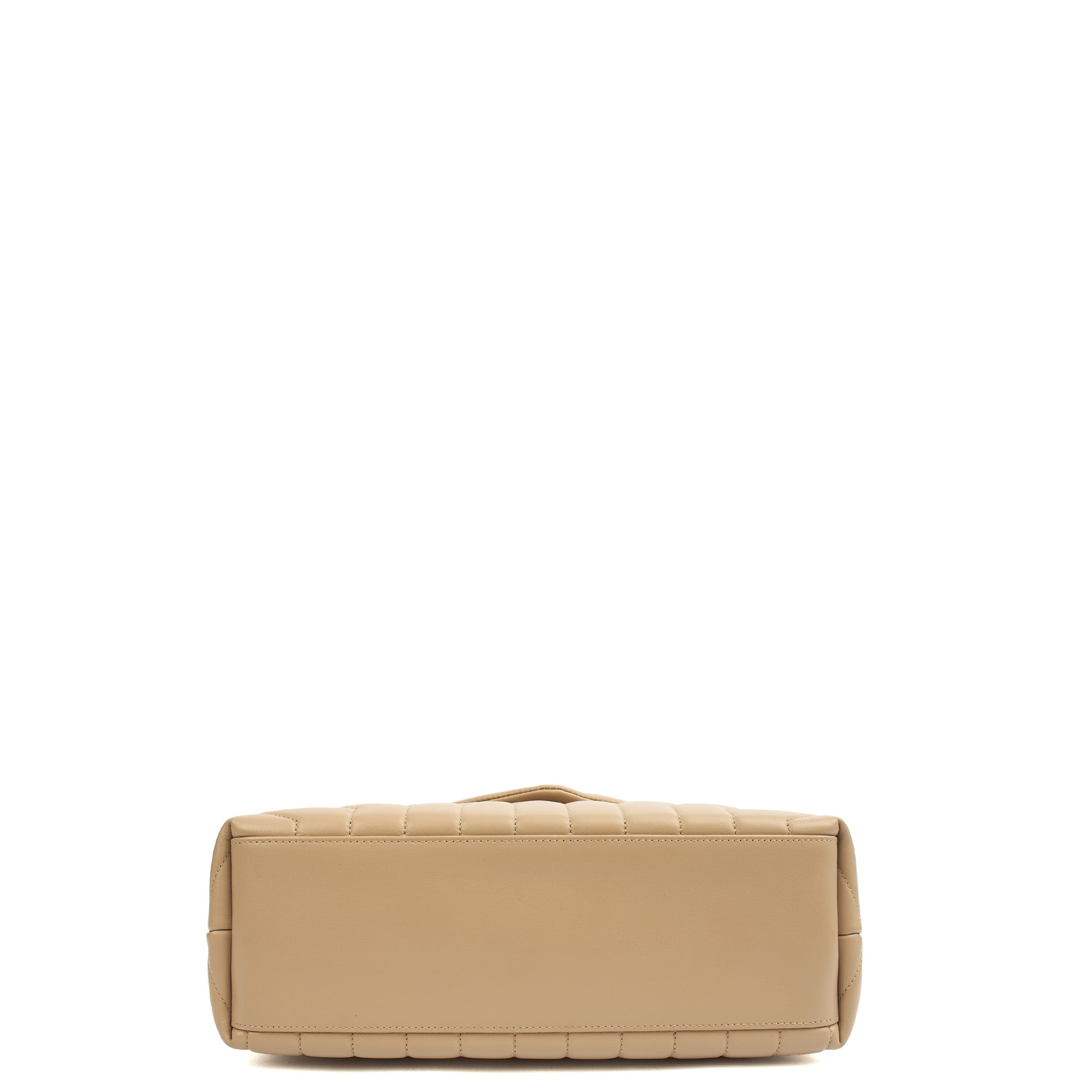 Saint Laurent Shoulder Bag Lou Lou - Medium in Cream, Calfskin Leather — Alternate View 12