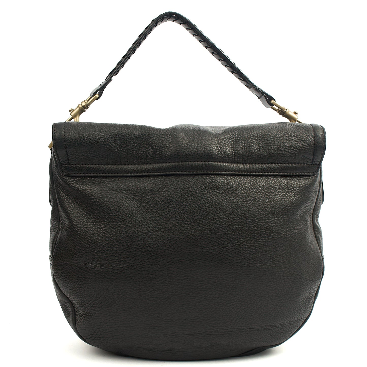 Mulberry Cross Body Effie Hobo in Black, Calfskin Leather — Back View