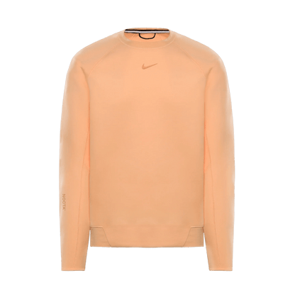 Nike x Nocta Tech Fleece Crew 'Ice Peach' — XXS — Front View