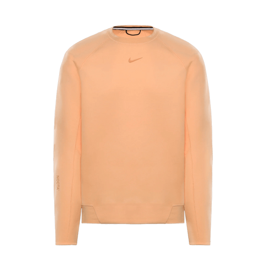 Nike x Nocta Tech Fleece Crew 'Ice Peach' — XXS — Front View