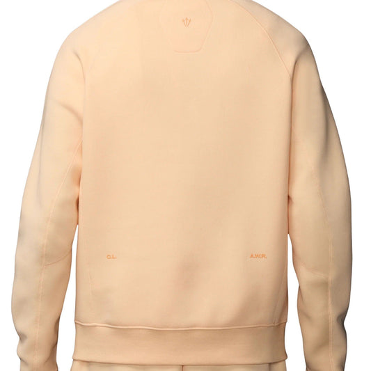 Nike x Nocta Tech Fleece Crew 'Ice Peach' — XXS — Side View