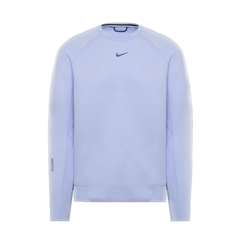 Nike x Nocta Tech Fleece Crew 'Palest Purple' — XXS — Front View