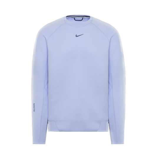 Nike x Nocta Tech Fleece Crew 'Palest Purple' — XXS — Front View