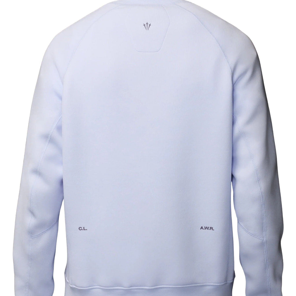 Nike x Nocta Tech Fleece Crew 'Palest Purple' — XXS — Side View