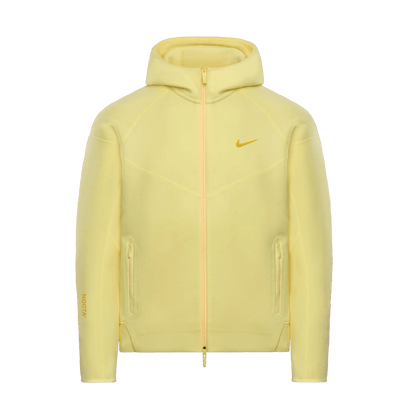 Nike x Nocta Tech Fleece Full Zip Hoodie 'Citron Tint' — XXS — Front View