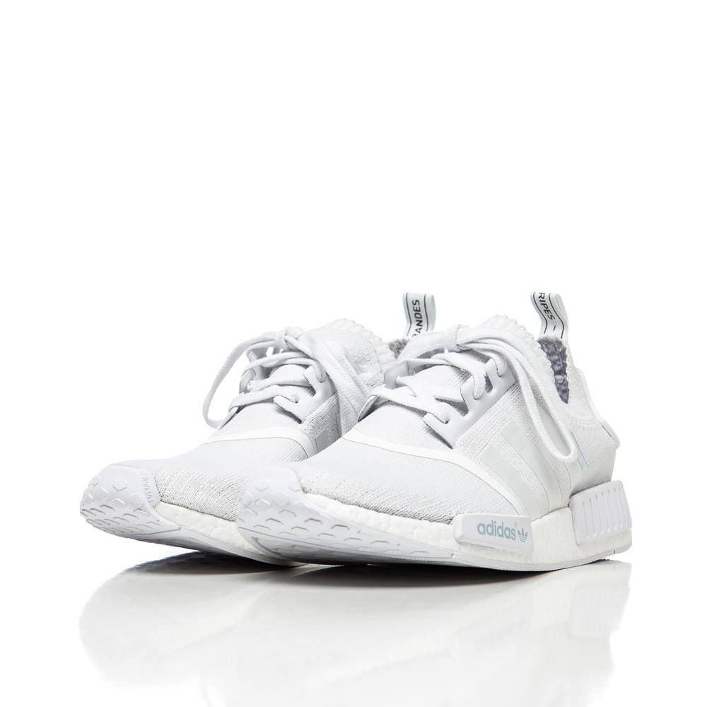 Adidas NMD_R1 Primeknit Vintage White — UK 3.5 | EU 36 | US 4 — Back View