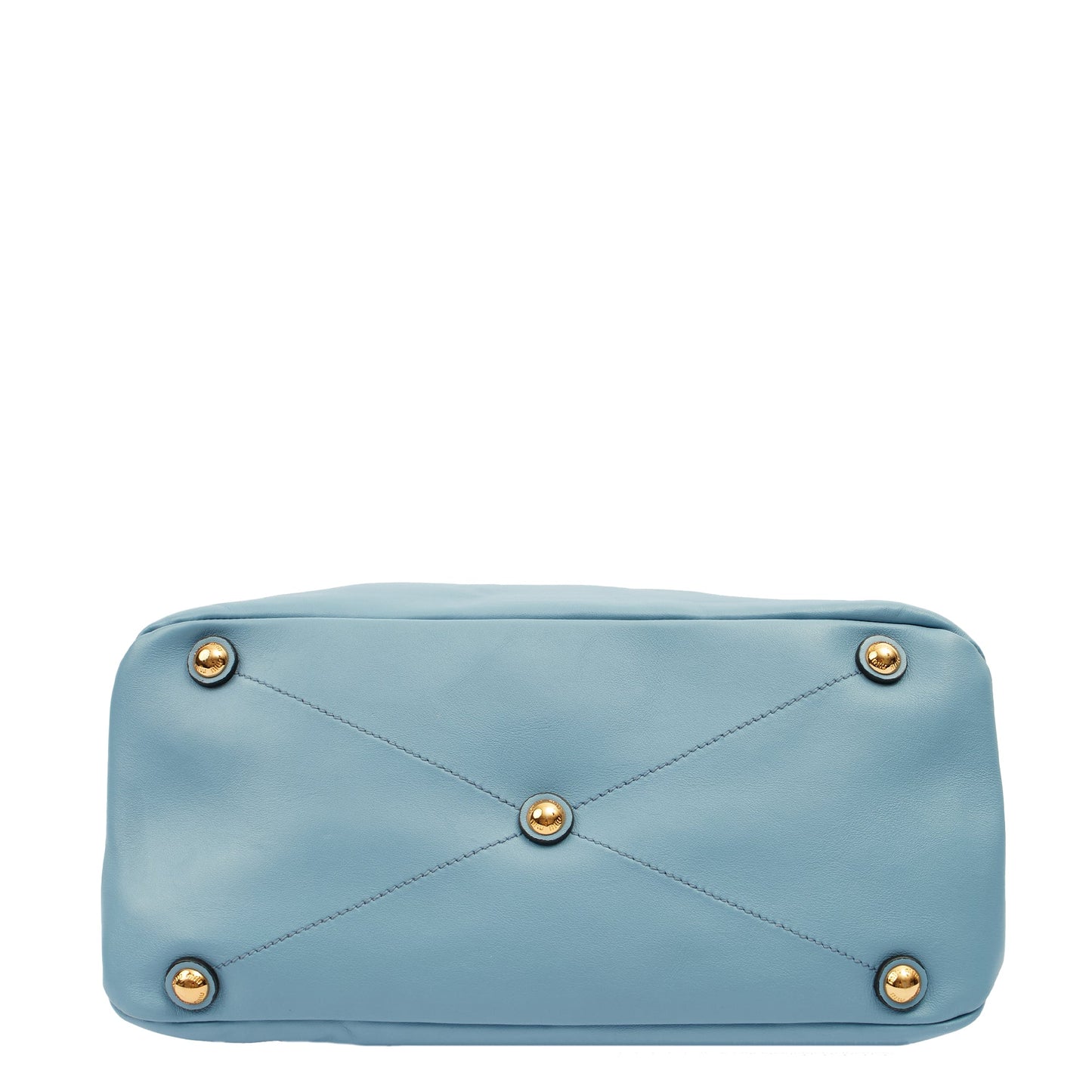 Miu Miu Shoulder Bag Shoulder Bag in Blue, Leather — Alternate View 16