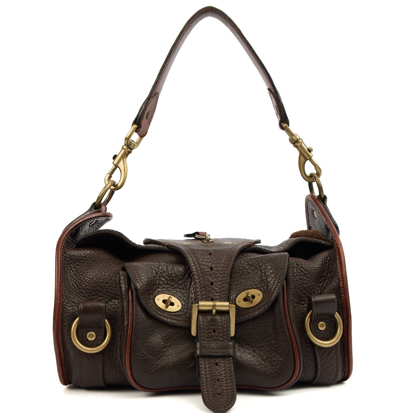 Mulberry Shoulder Bag Alana, Calfskin Leather — Front View
