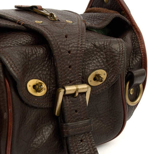 Mulberry Shoulder Bag Alana, Calfskin Leather — Side View