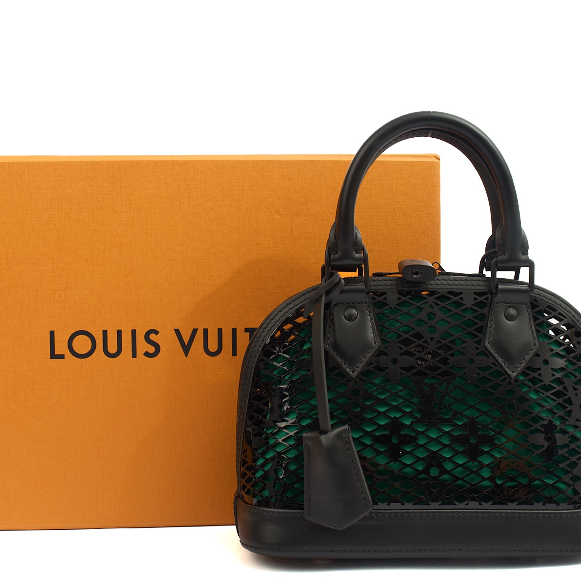 Louis Vuitton Cross Body Alma BB in Black, Leather — Lifestyle View