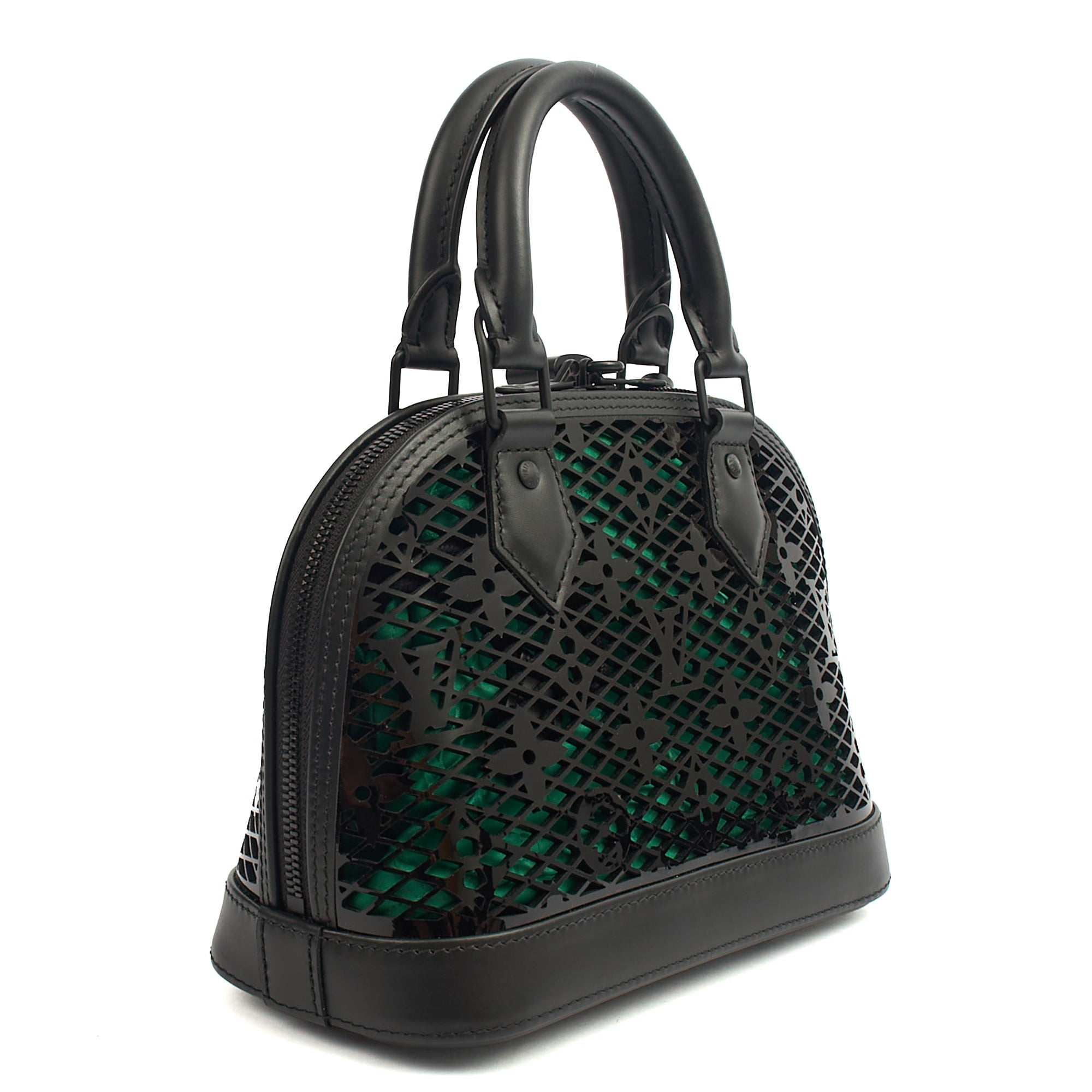 Louis Vuitton Cross Body Alma BB in Black, Leather — Alternate View 11