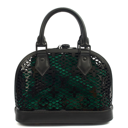 Louis Vuitton Cross Body Alma BB in Black, Leather — Back View