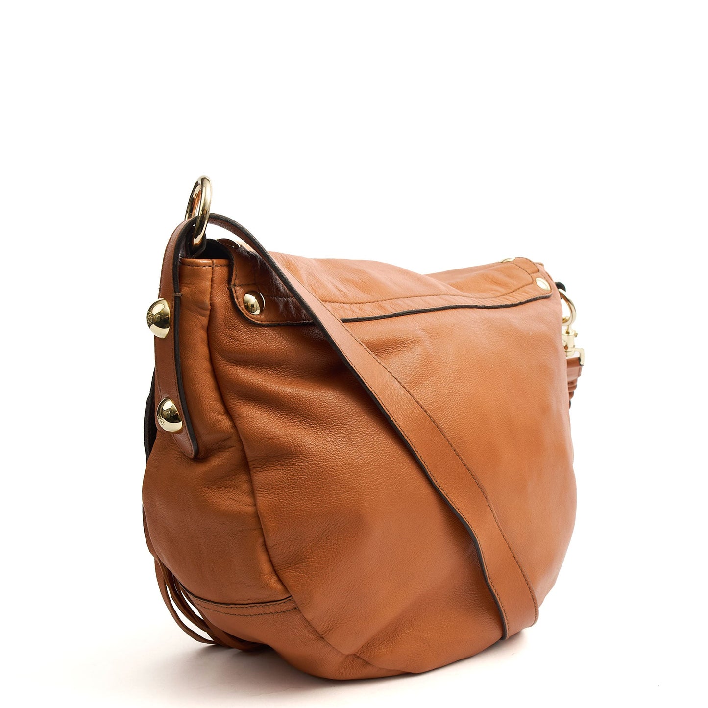Mulberry Cross Body Daria Satchel in Deer Brown, Calfskin Leather — Alternate View 8