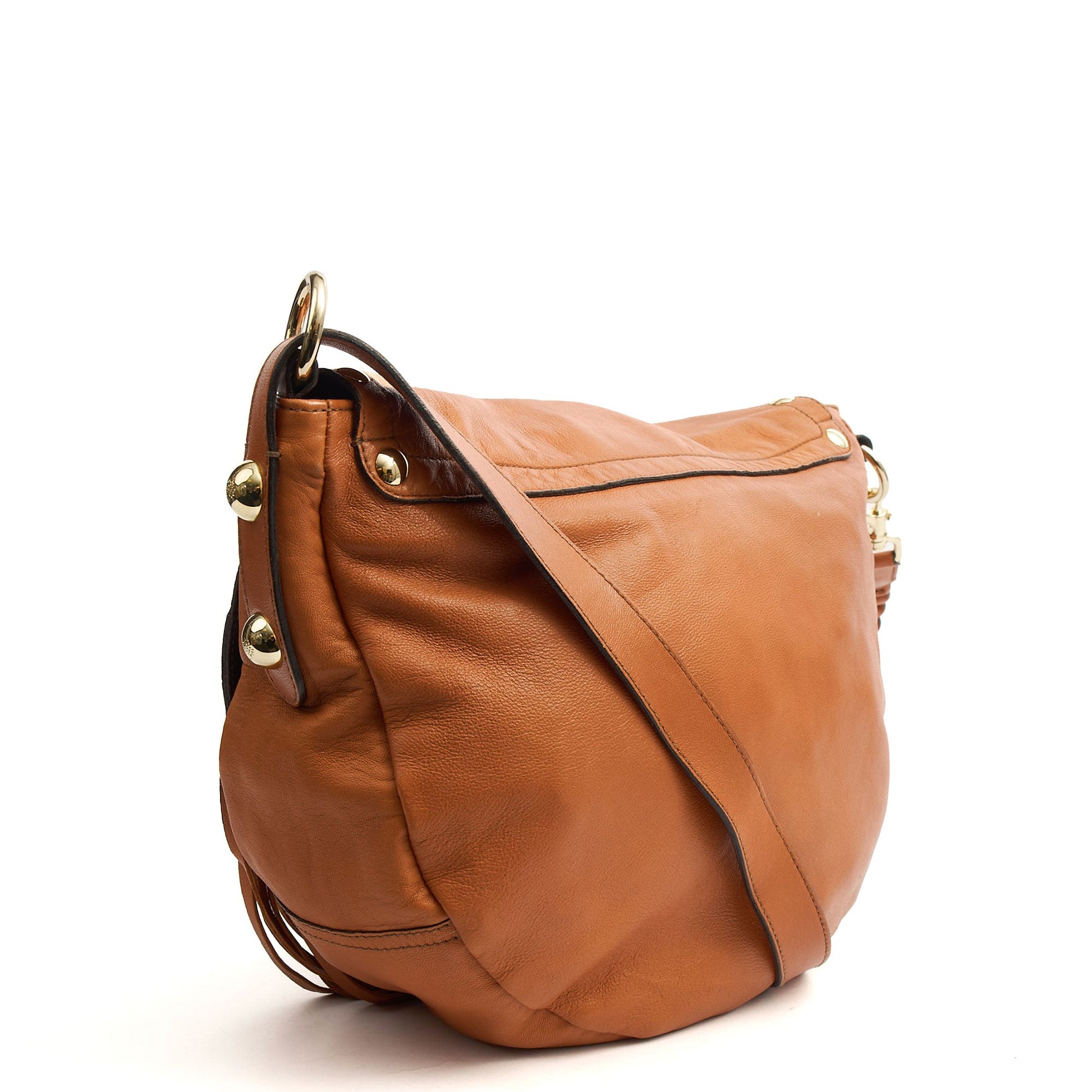 Mulberry Cross Body Daria Satchel in Deer Brown, Calfskin Leather — Alternate View 8