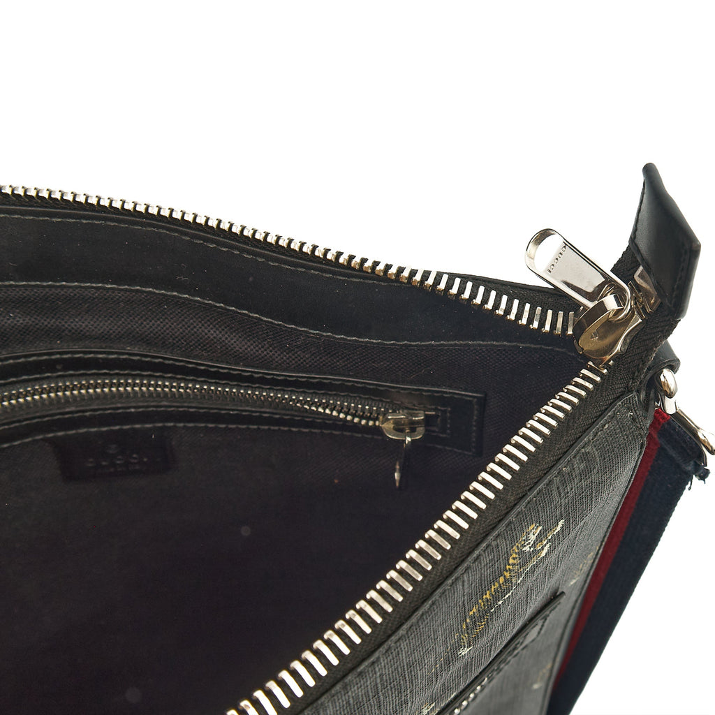 Gucci Cross Body Messenger in Night Courrier GG Supreme, Leather — Alternate View 17