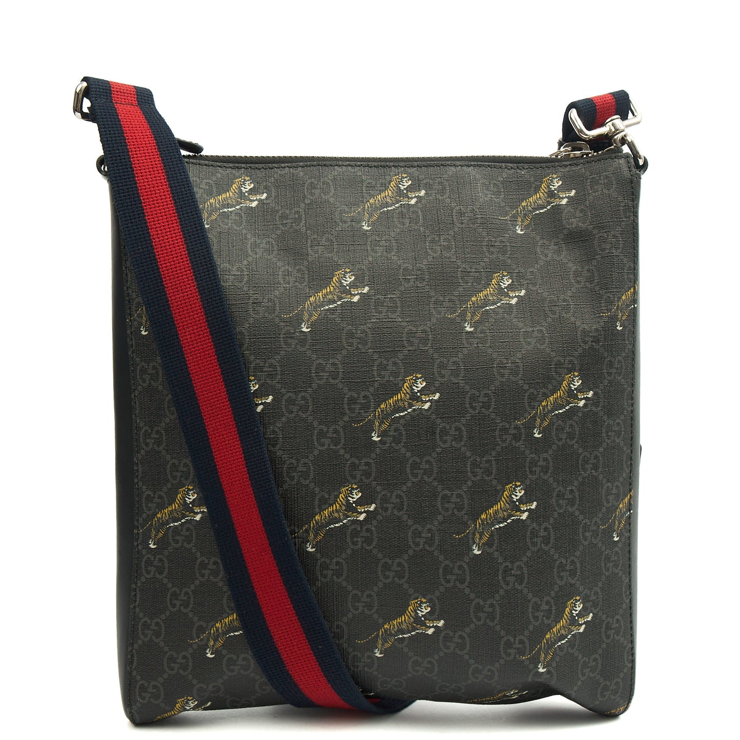 Gucci Cross Body Messenger in Night Courrier GG Supreme, Leather — Alternate View 9