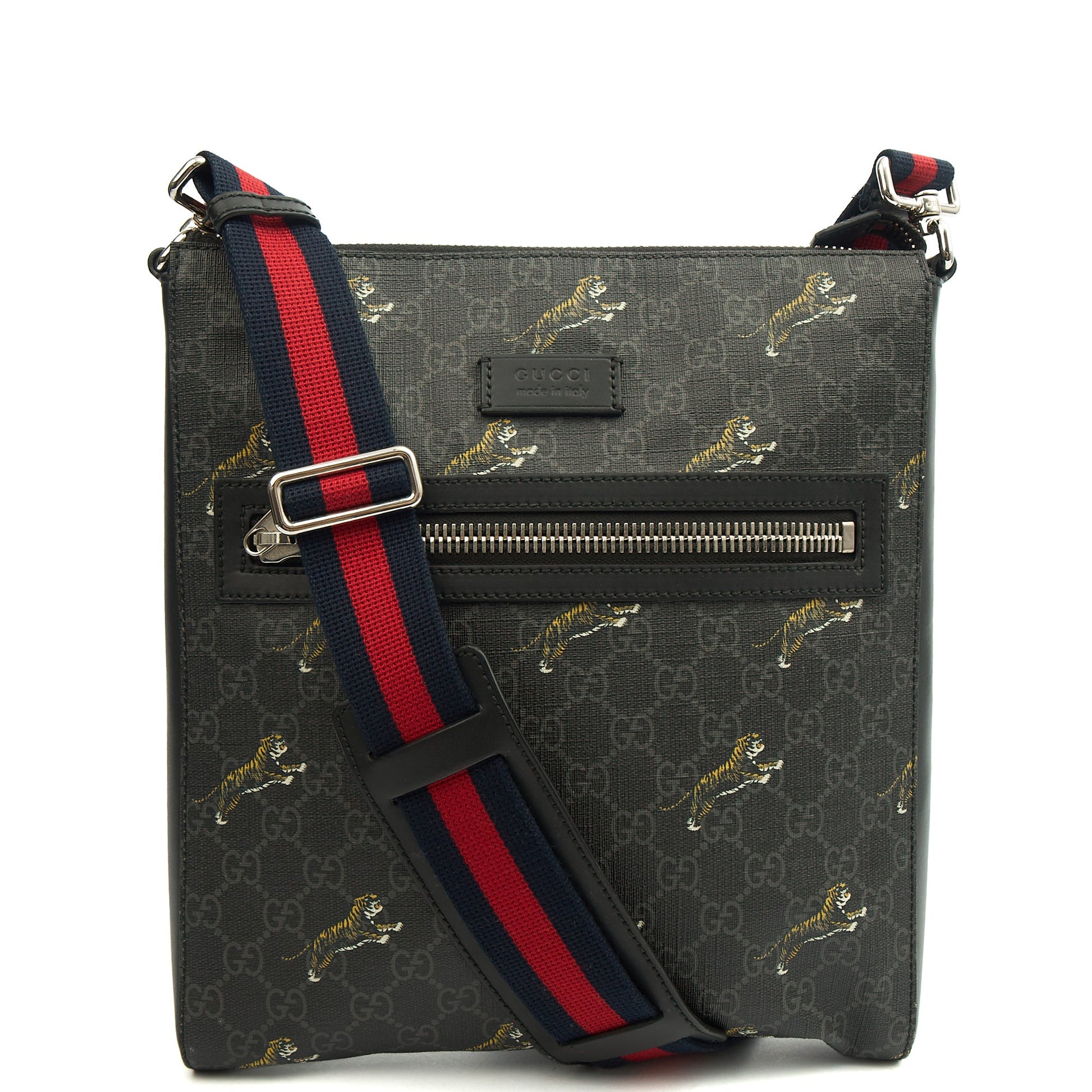 Gucci Cross Body Messenger in Night Courrier GG Supreme, Leather — Alternate View 13