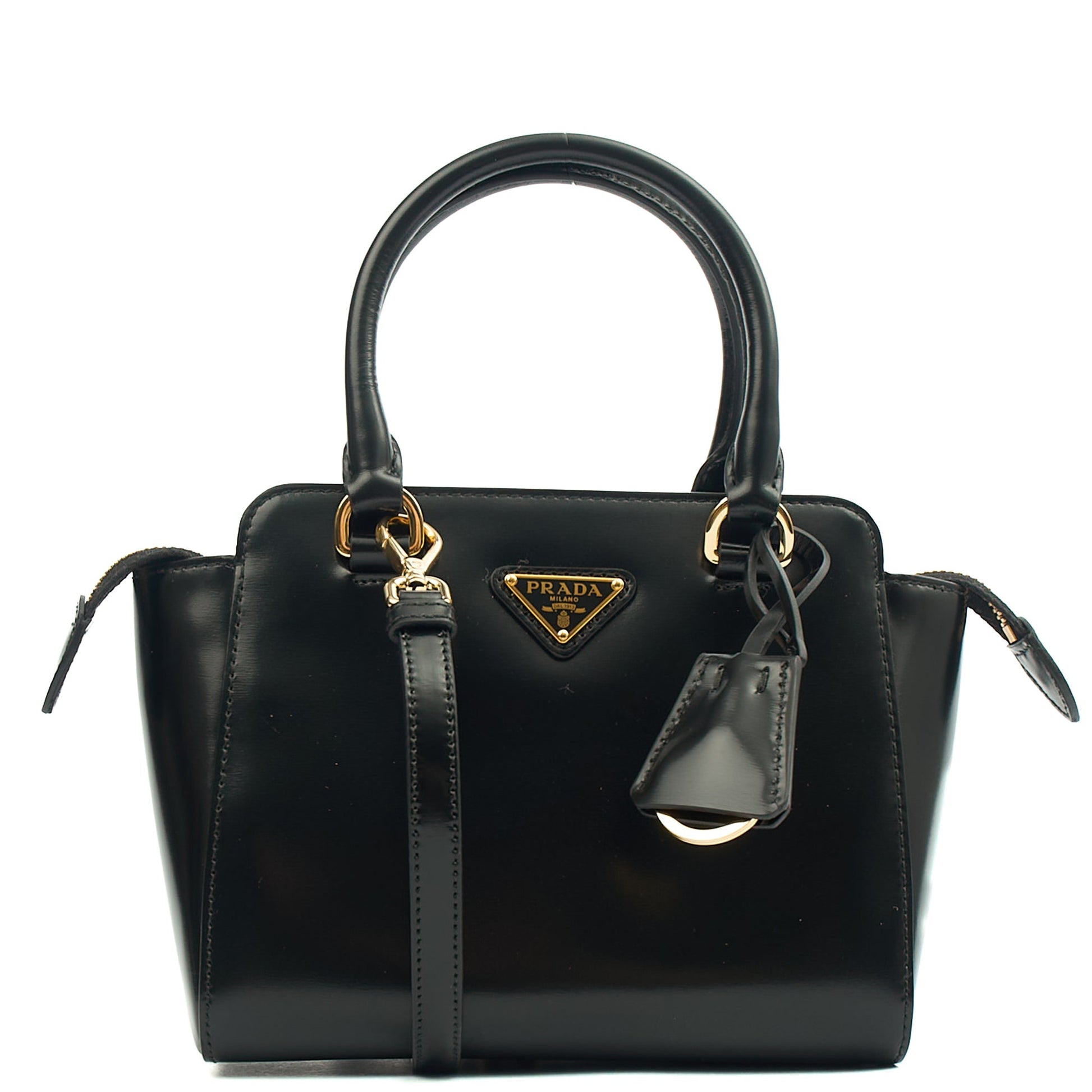Prada Mini Bag Galleria Saffiano Mini in Black, Leather — Alternate View 14