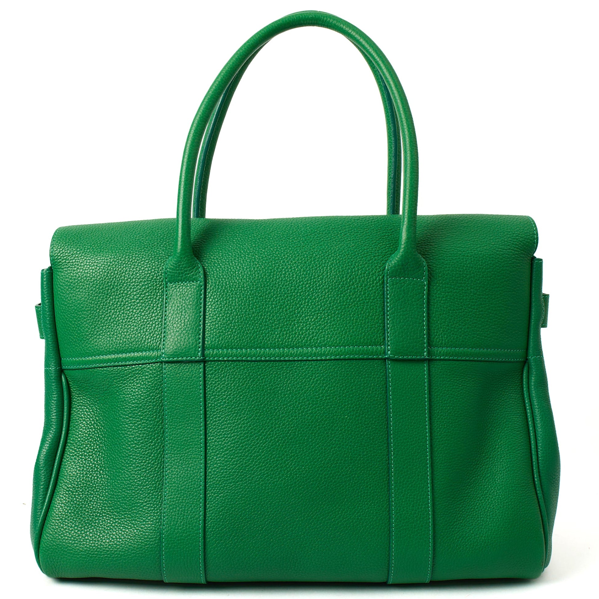 Mulberry Tote Bayswater Heritage in Lawn Green, Calfskin Leather — Top View