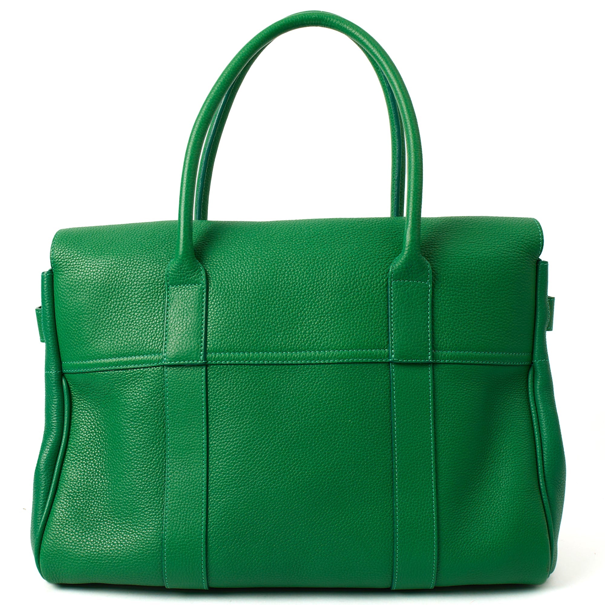 Mulberry Tote Bayswater Heritage in Lawn Green, Calfskin Leather — Top View