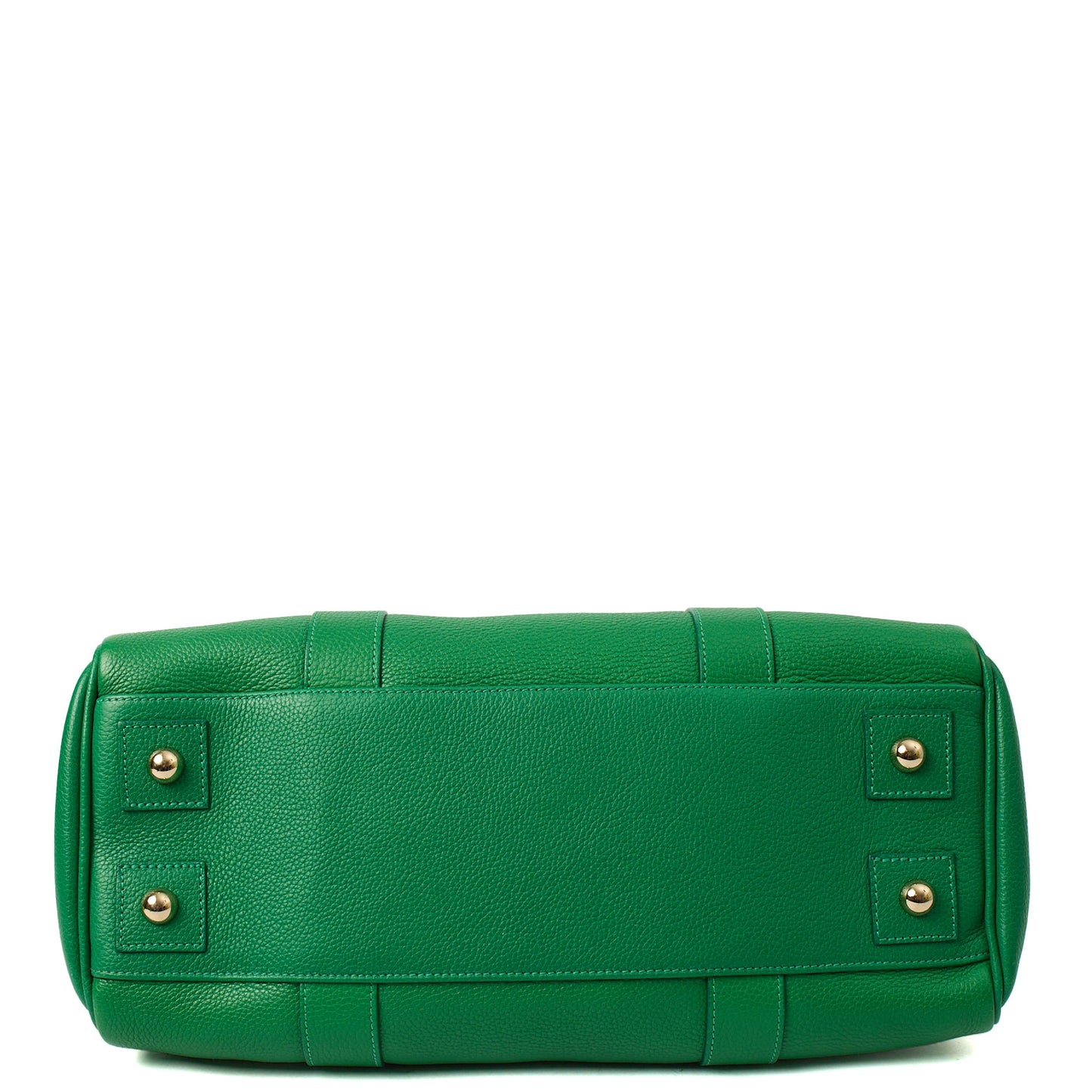Mulberry Tote Bayswater Heritage in Lawn Green, Calfskin Leather — Detail View