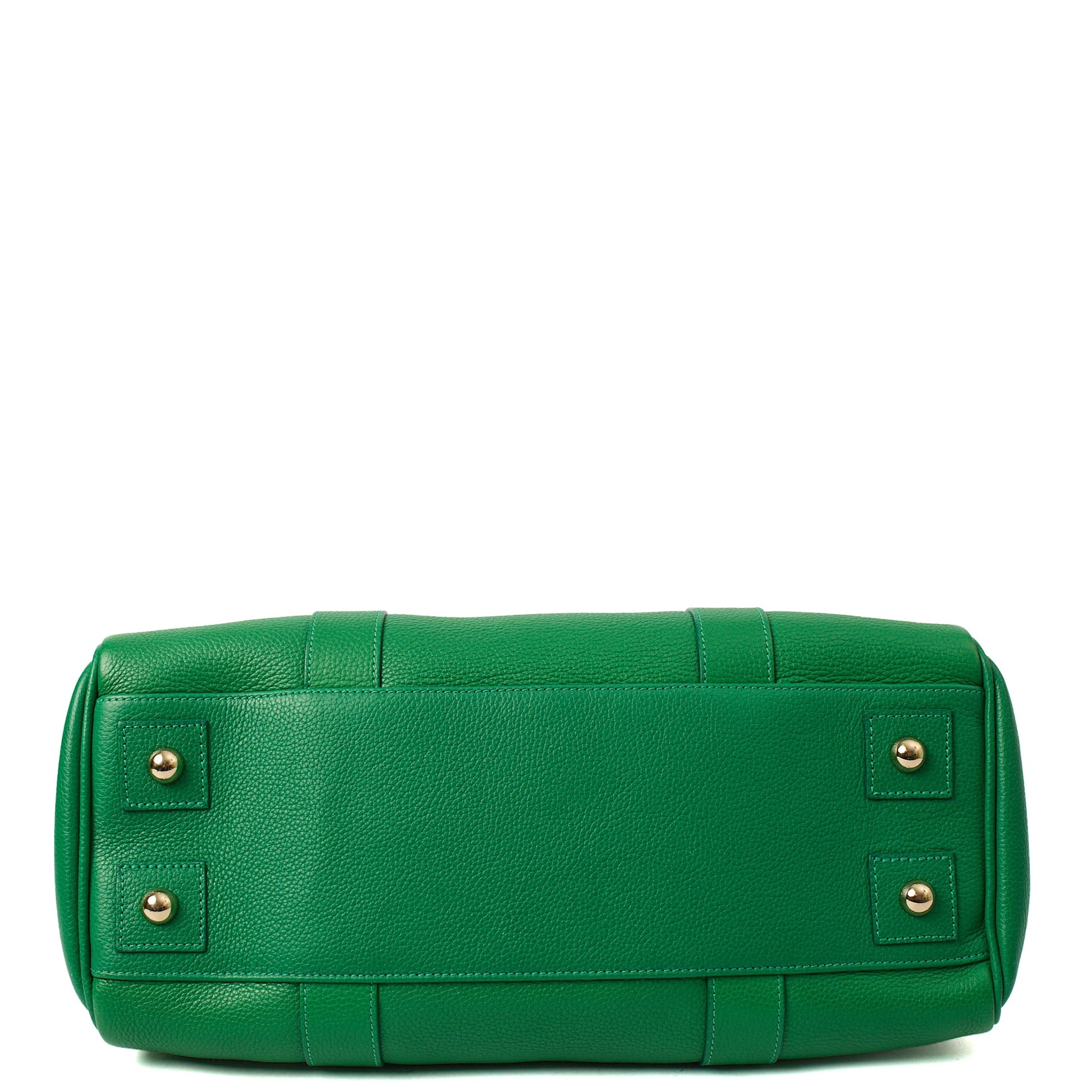 Mulberry Tote Bayswater Heritage in Lawn Green, Calfskin Leather — Detail View