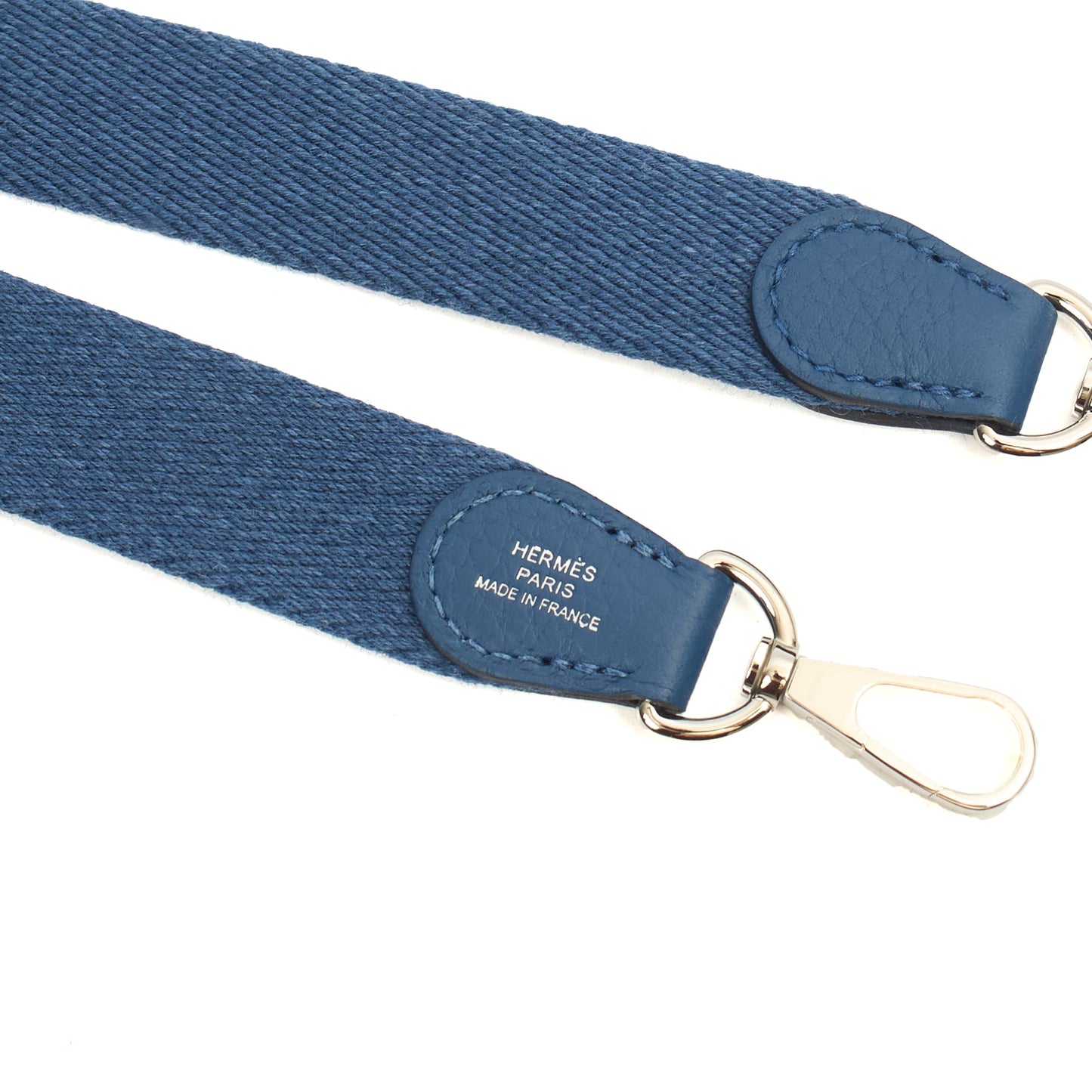 Hermes Evelyne 16 in Bleu Jean, Clemence Leather — Alternate View 23