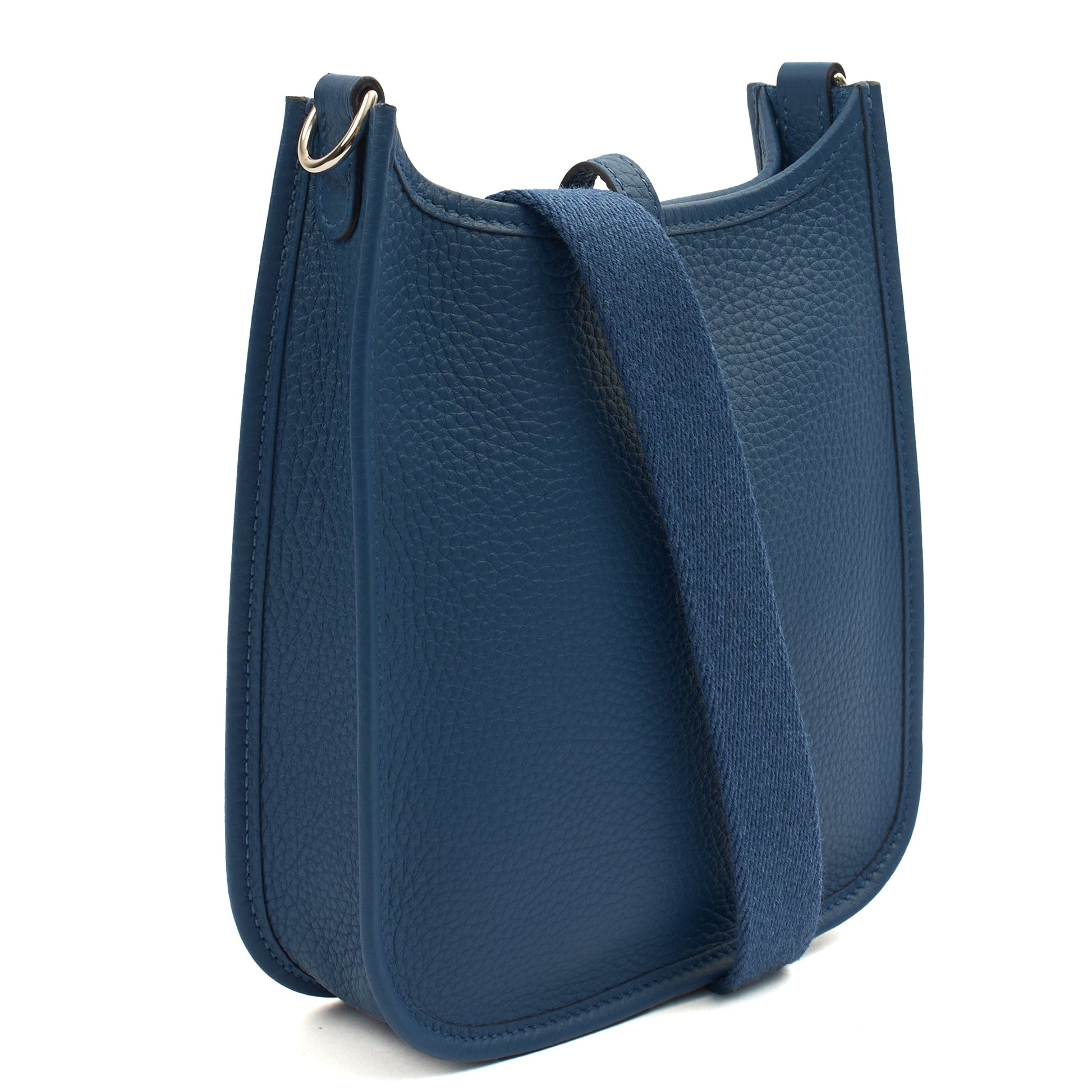 Hermes Evelyne 16 in Bleu Jean, Clemence Leather — Alternate View 26