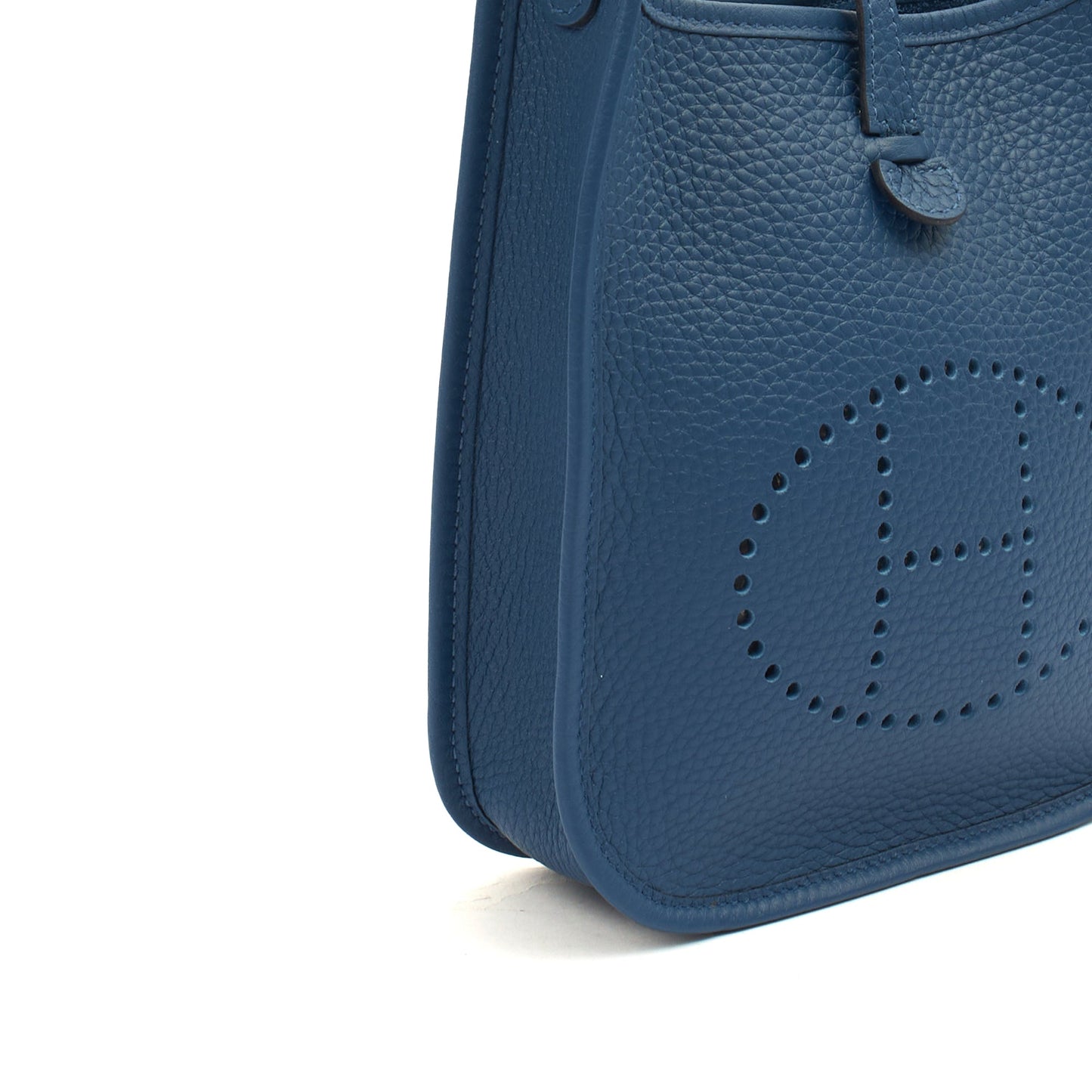 Hermes Evelyne 16 in Bleu Jean, Clemence Leather — Alternate View 19