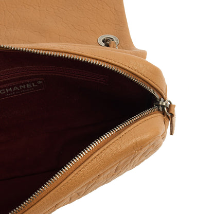 Chanel Shoulder Bag Flap Bag in Brown, Calfskin Leather — Alternate View 11