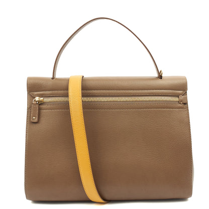 Anya Hindmarch Tote Bathurst Satchel in Brown, Leather — Back View