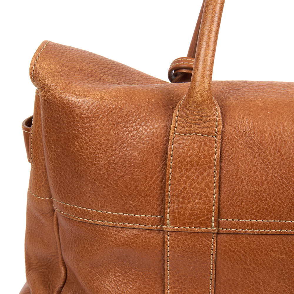 Mulberry Bayswater Heritage in Oak, Leather — Lifestyle View