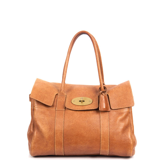 Mulberry Bayswater Heritage in Oak, Leather — Front View