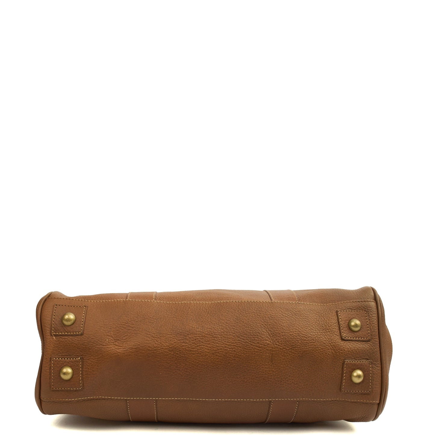 Mulberry Tote Bayswater Heritage in Oak, Calfskin Leather — Top View