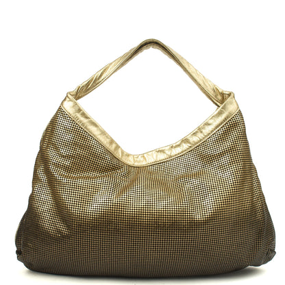 Chanel Tote Hobo in Metallic, Calfskin Leather — Alternate View 12